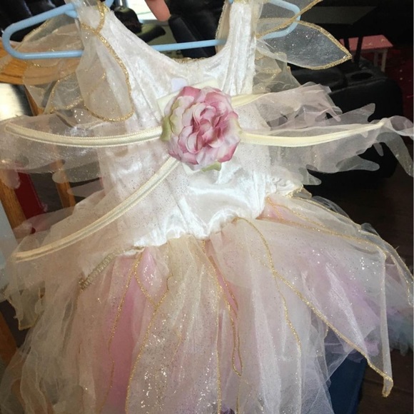 Unicorn fairy costume. 3T, pink white and gold - Picture 3 of 5